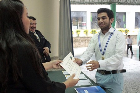 Clayton Vanegas Aguilar, estudiante del Colegio Salesiano San José.