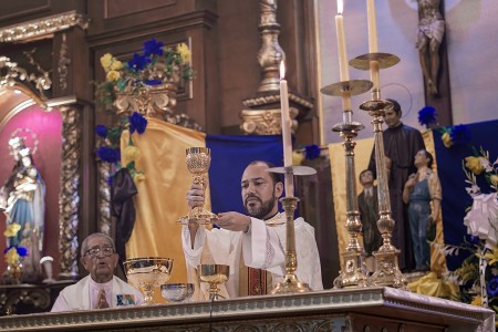 Misa en acción de gracias por Don Bosco.