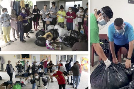 Muchas familias han sido albergadas a raíz de la Tormenta Amanda y necesitan de ayuda.