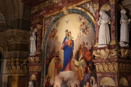 El Rosario vespertino, fue con aportes de Roma y Centroamérica, para indicar la universalidad de la Familia Salesiana.