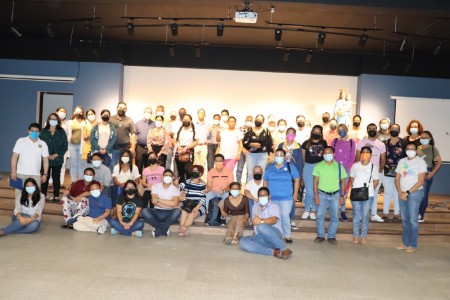 Agentes pastorales de la Basílica Don Bosco en Panamá.