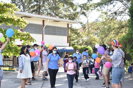 Los estudiantes de nuevo ingreso fueron recibidos con la cercanía que caracteriza a la espiritualidad salesiana.