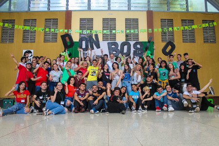 Jóvenes de EJE de la casa salesiana en Pérez Zeledón, Costa Rica.