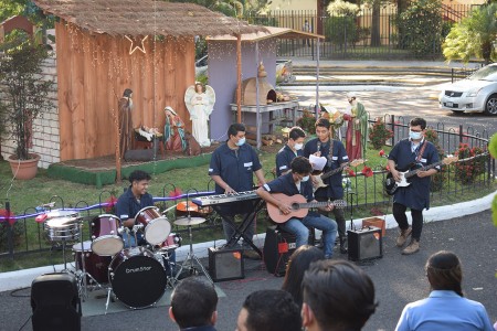 El ambiente navideño se hizo presente en Ciudadela Don Bosco.