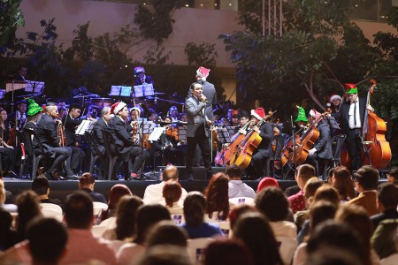 El concierto navideño estuvo a cargo de la Orquesta Sinfónica Juvenil