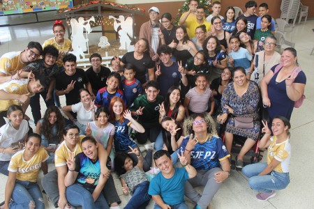 Los jóvenes del MJS en Pérez Zeledón iniciaron sus actividades para este nuevo año.