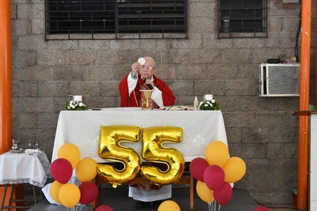 55 aniversario sacerdotal del padre Evertsz, sdb.