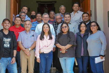 Colaboradores de Casa Inspectorial en su retiro de cuaresma.