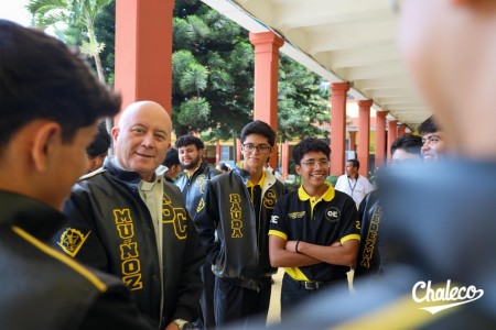 El padre Jara realiza la visita de animación por Centroamérica y estará con los Chalecos del 21 al 23 de abril entre actividades religiosas y reuniones con la comunidad educativa del Colegio Salesiano Santa Cecilia.