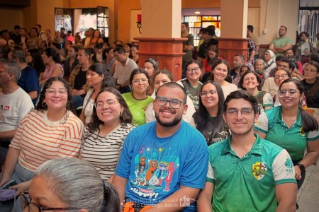 Jóvenes del MJS de Cartago participan en la jornada de espiritualidad organizada por la Pastoral Juvenil de la provincia, para dar la bienvenida a la reliquia del Beato Carlo Acuti, que pronto será santo. 