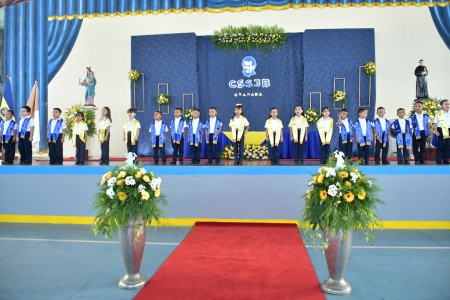 Pequeños de Preescolar celebran con alegría el cierre de su primera etapa educativa.