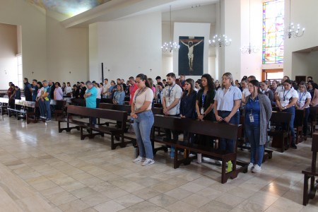 Los colaboradores CEDES Don Bosco celebraron el día de San Juan Bosco. Durante la eucaristía elevaron sus oraciones al santo de la juventud. 