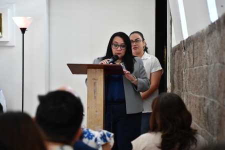 La directora ejecutiva de FUSALMO reafirma, junto a autoridades y equipo institucional, su compromiso con la ni&ntilde;ez y juventud durante la Asamblea General 2026.