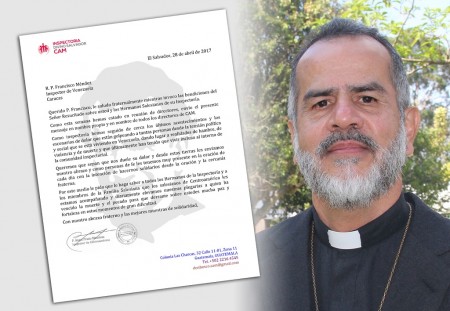 Carta de los salesianos de Centroamérica a salesianos de Venezuela.