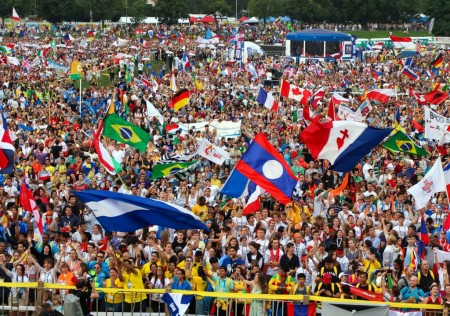 Celebración de inauguración parque Blonia. 