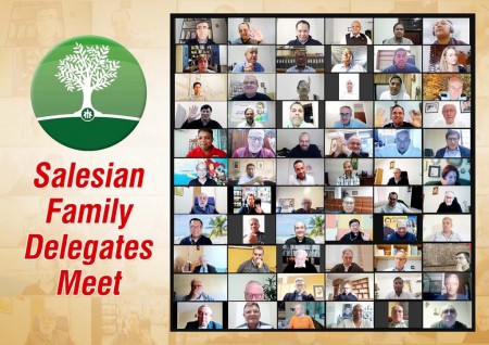 Participaron a la reunión, salesianos miembros del Secretariado de la Familia Salesiana (FS) y los Delegados Inspectoriales de la FS activos en las siete Regiones del mundo salesiano.
