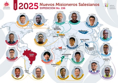 150 años después del envío de los primeros misioneros salesianos a Argentina, los nuevos misioneros se preparan en Valdocco para llevar el Evangelio a todos los continentes, continuando el sueño misionero de Don Bosco.