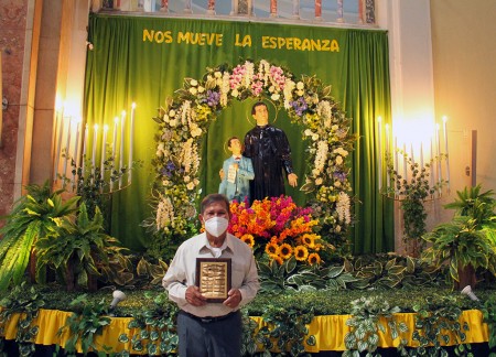 Don Tobías fungió fielmente como sacristán durante 19 años en la parroquia María Auxiliadora, Don Rúa. 