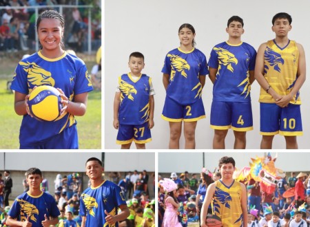 Los ni&ntilde;os y j&oacute;venes deportistas representan con orgullo los colores Azul y Oro de la instituci&oacute;n.