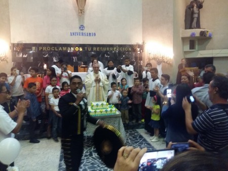 Parroquia San Juan Bosco en Ciudadela Don Bosco, El Salvador. 