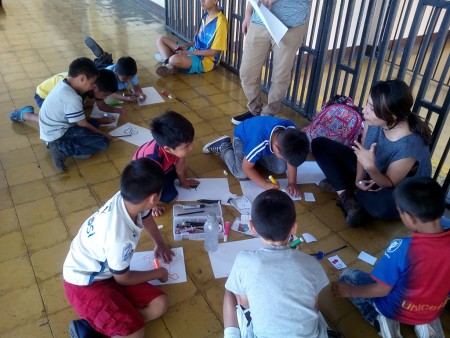 Misa y taller. Oratorio Santo Domingo Savio. Guatemala.