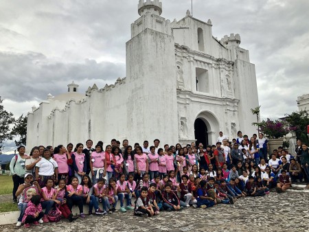Visita al a Virgen del Rosario 