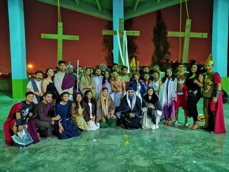 Via crucis viviente 2019. Honduras.