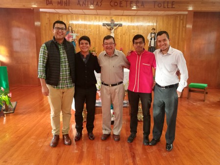 Novicios salesianos en Coacalco, México