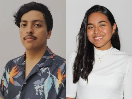 Juan Daniel Flamenco, salvadoreño y María Nazareth Castillo, costarricense, resultaron ganadores en el Festival  Global de Cine Juvenil Don Bosco.