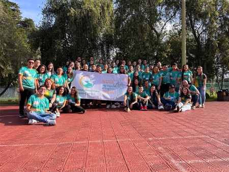 Jóvenes universitarios pertenecientes a la Pastoral Universitaria de Cartago, Costa Rica.