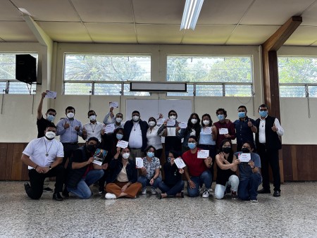 Animadores de la pastoral juvenil de la Parroquia San Juan Bosco participaron del taller.