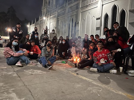 Jóvenes que pertenecen al grupo Santo Domingo Savio de la parroquia salesiana en Xela.