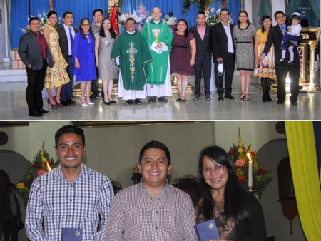 Nuevos hermanos cooperadores que inician este caminar salesiano.