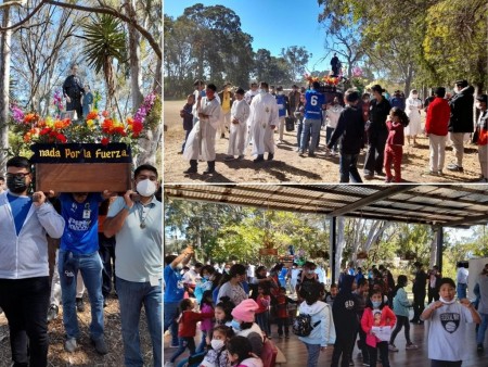 Los niños y jóvenes de Hogares Miguel Magone y Diamante I se unieron para festejar a Don Bosco