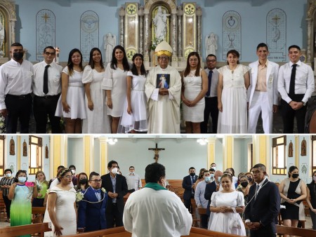 Celebración de los sacramentos de Confirmación y Matrimonio en el Don Rúa.