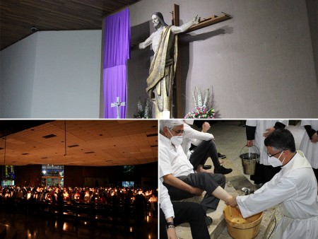 Las celebraciones de Semana Santa se llevaron a cabo de manera presencial y con la afluencia de la feligresía.