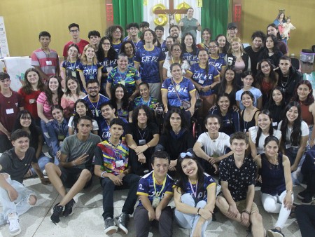 Jóvenes de EJE de la casa salesiana en Pérez Zeledón, Costa Rica.