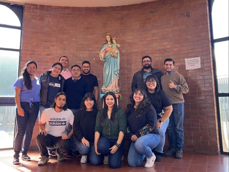 Líderes del MJS de la parroquia San Juan Bosco.