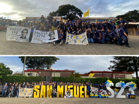 Estudiantes de la promoción 2023 del Instituto Salesiano San Miguel.