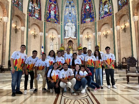 Delegación de Peregrinos del MJS de la Basílica Don Bosco en Panamá