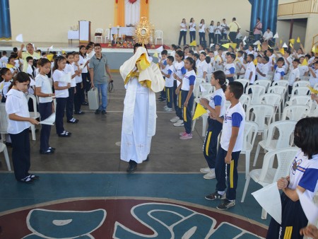 La celebración de Corpus y el Sagrado Corazón de Jesús permitió a los estudiantes expresar su fe.