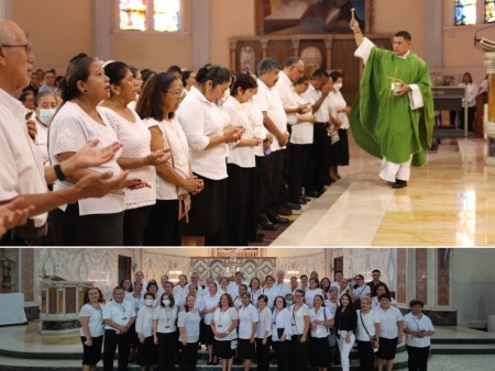 Laicos  de la parroquia María Auxiliadora que fueron enviados como misioneros.