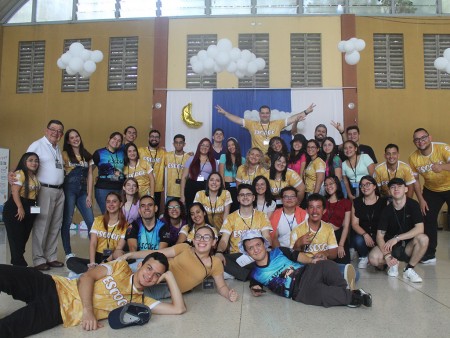 Jóvenes del grupo ESCOGE del Centro Don Bosco en Pérez Zeledón, Costa Rica.