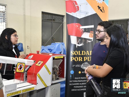 El lema de la expotécnica de este año fue “Educando en tecnología, alegría y santidad”.