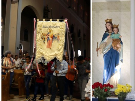 La Parroquia Don R&uacute;a invita a todos los fieles a unirse a la celebraci&oacute;n del mes de Mar&iacute;a Auxiliadora, confiando en su intercesi&oacute;n y protecci&oacute;n maternal, recordando su papel como protectora y auxiliadora de los necesitados.