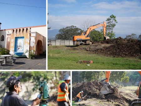 El objetivo de estos trabajos es el de brindar más espacio para el parqueo de la feligresía que visita la parroquia semanalmente.