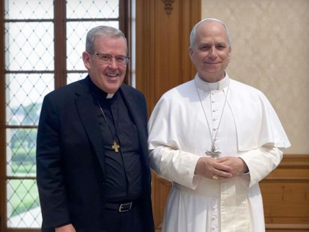 El Rector Mayor mandó un saludo afectuoso al papa León XIV con motivo de su cumpleaños.