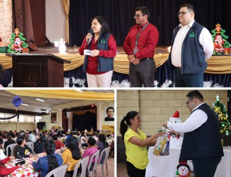 La Universidad Mesoamericana sede Guatemala, entreg&oacute; bolsas de v&iacute;veres en apoyo a la obra social de la Parroquia La Divina Providencia. 