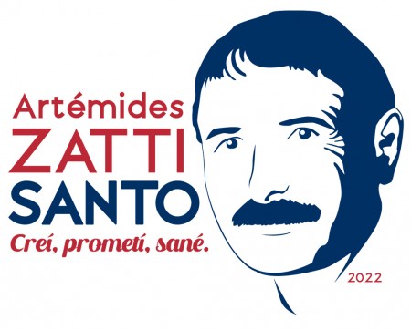 El lema de la Canonización del coadjutor Artémides Zatti es  “Creí, prometí, sané".