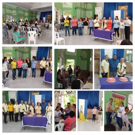 Miembros de la Familia Salesiana celebran la Purísima y los cumpleaños de los integrantes de octubre a diciembre, con un ambiente festivo y lleno de fraternidad.